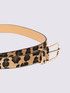 Belt with soft animalier effect buckle image number 2