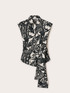 Ärmellose Hemdbluse mit Paisley-Muster image number 4