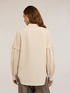 Oversized blouse with gathered sleeves image number 1