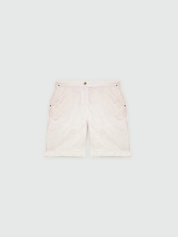 Stretch cotton shorts