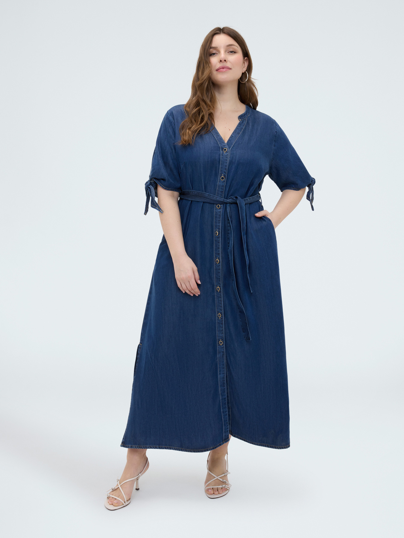 Hemdblusenkleid aus TENCEL&trade; image number 2
