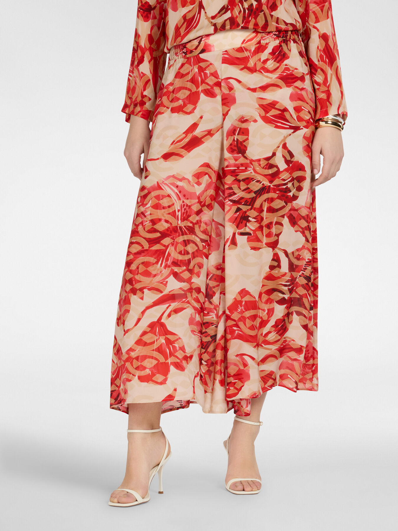 Pantaloni palazzo stampati image number 2