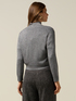 Short lurex wool blend cardigan image number 1