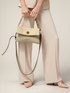 Genuine leather messenger bag image number 2