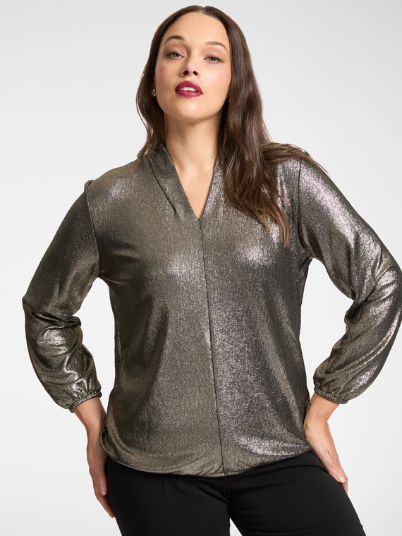 Camiseta de punto Lurex