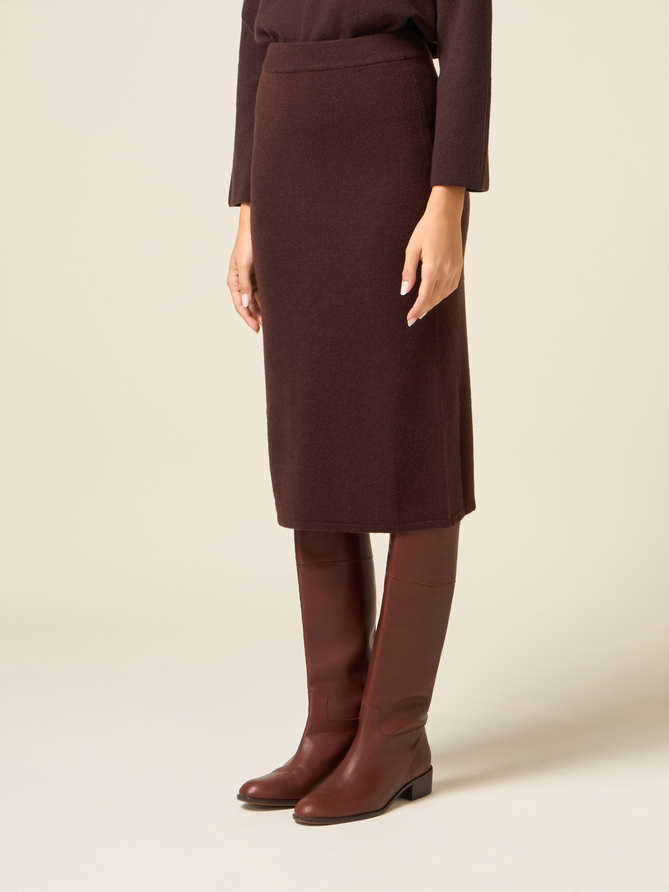 Gonna tubino in lana image number 3