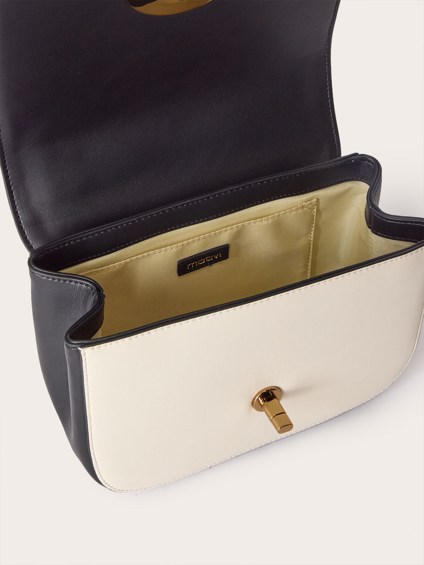 Shoulder bag with two-tone weave image number 4