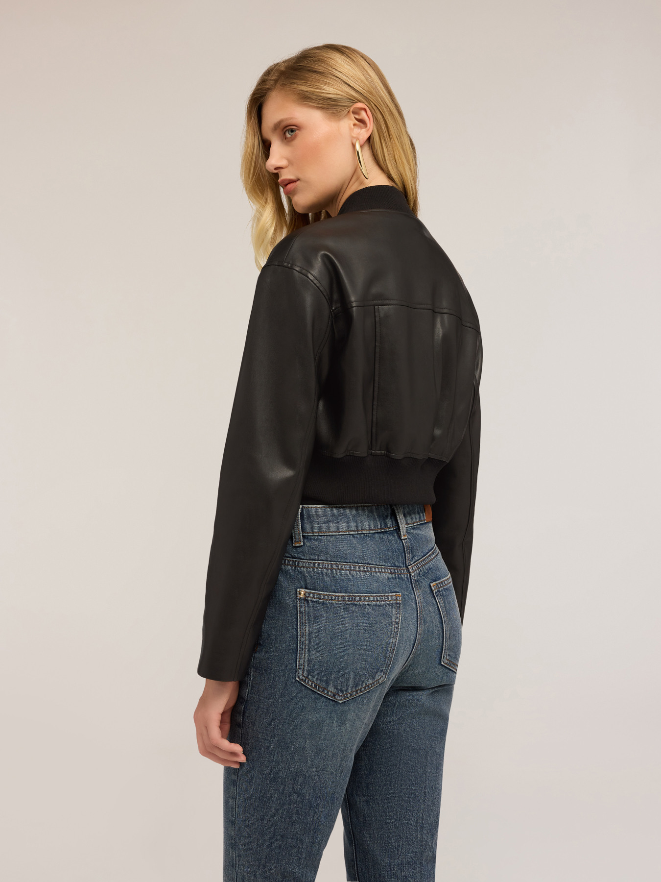 Blouson biker court image number 1