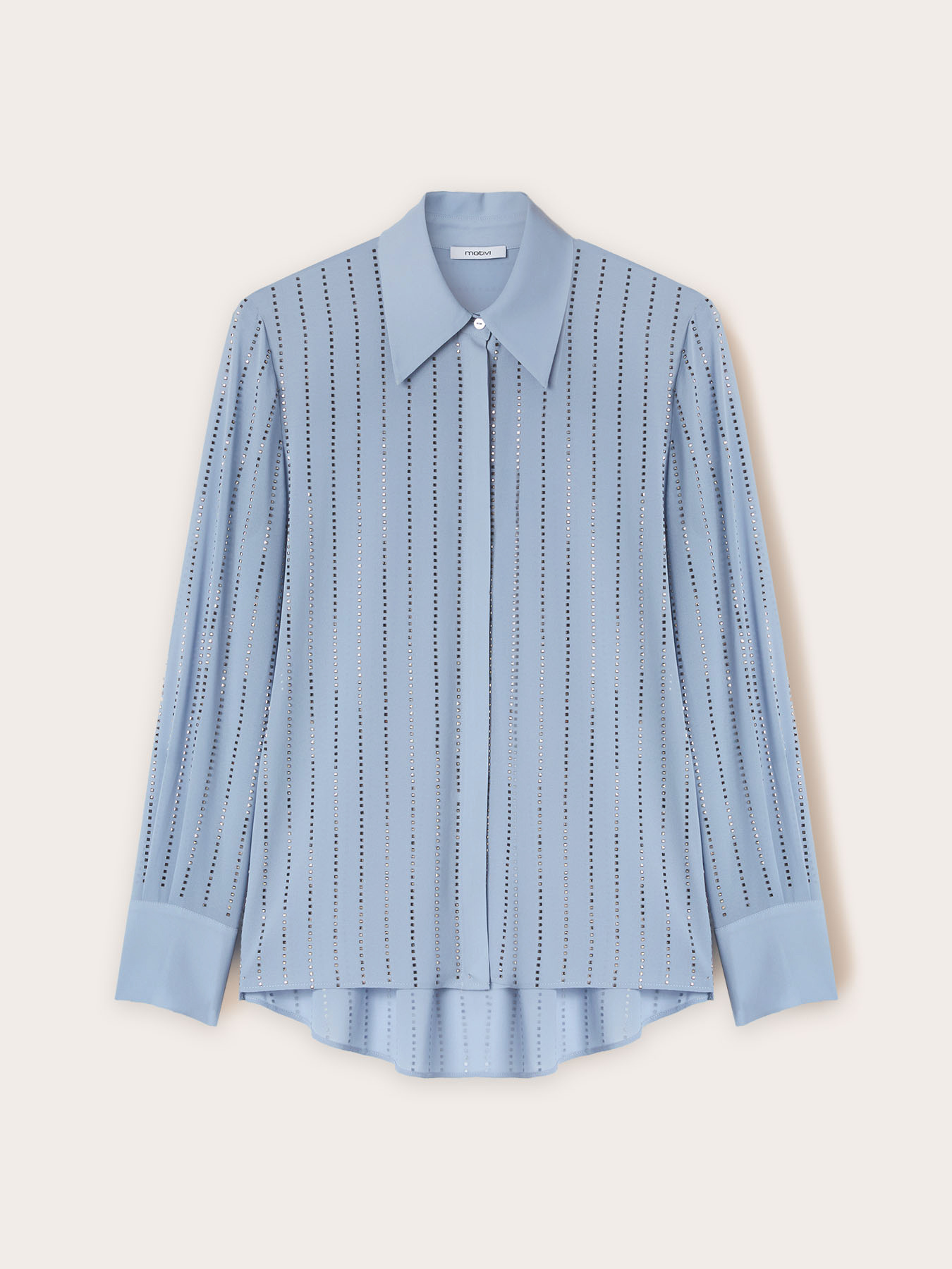 Camisa con micro tachuelas image number 4