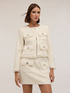 Tweed-Jacke mit Lurex und Taschen image number 2