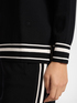 Sweater with striped edges image number 3