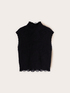 Jersey tejido con cuello alto image number 4