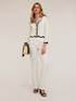 Palazzo trousers with ironed crease image number 0