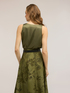 Wide shoulder satin top image number 1