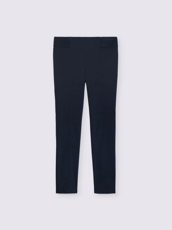 Jeggings with elastic waistband