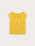 Voile blouse with back cut-out feature image number 4