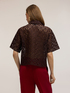 Boxy macram&eacute; lace shirt image number 1