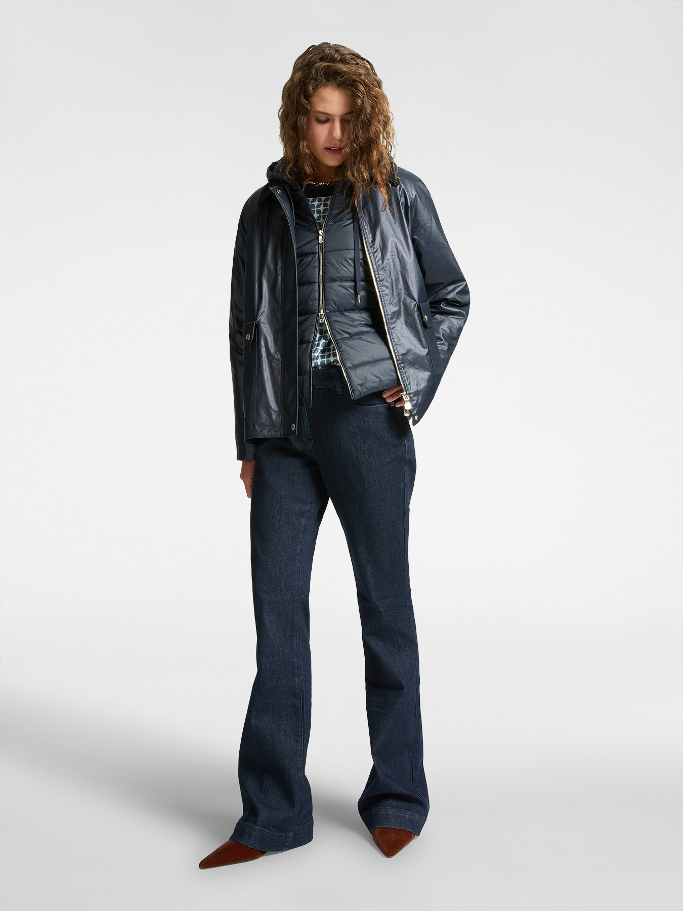 Cotton parka layering image number 2