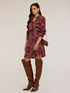 Heart-patterned shirt dress image number 2
