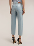 Jeans regular boyfit cu laminare image number 1