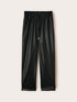 Pantaloni joggers din țesătură laminată image number 4