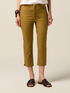 Cotton blend cropped trousers image number 3