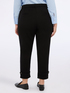 Cropped pants in scuba fabric image number 2