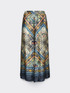 Printed cropped trousers image number 4