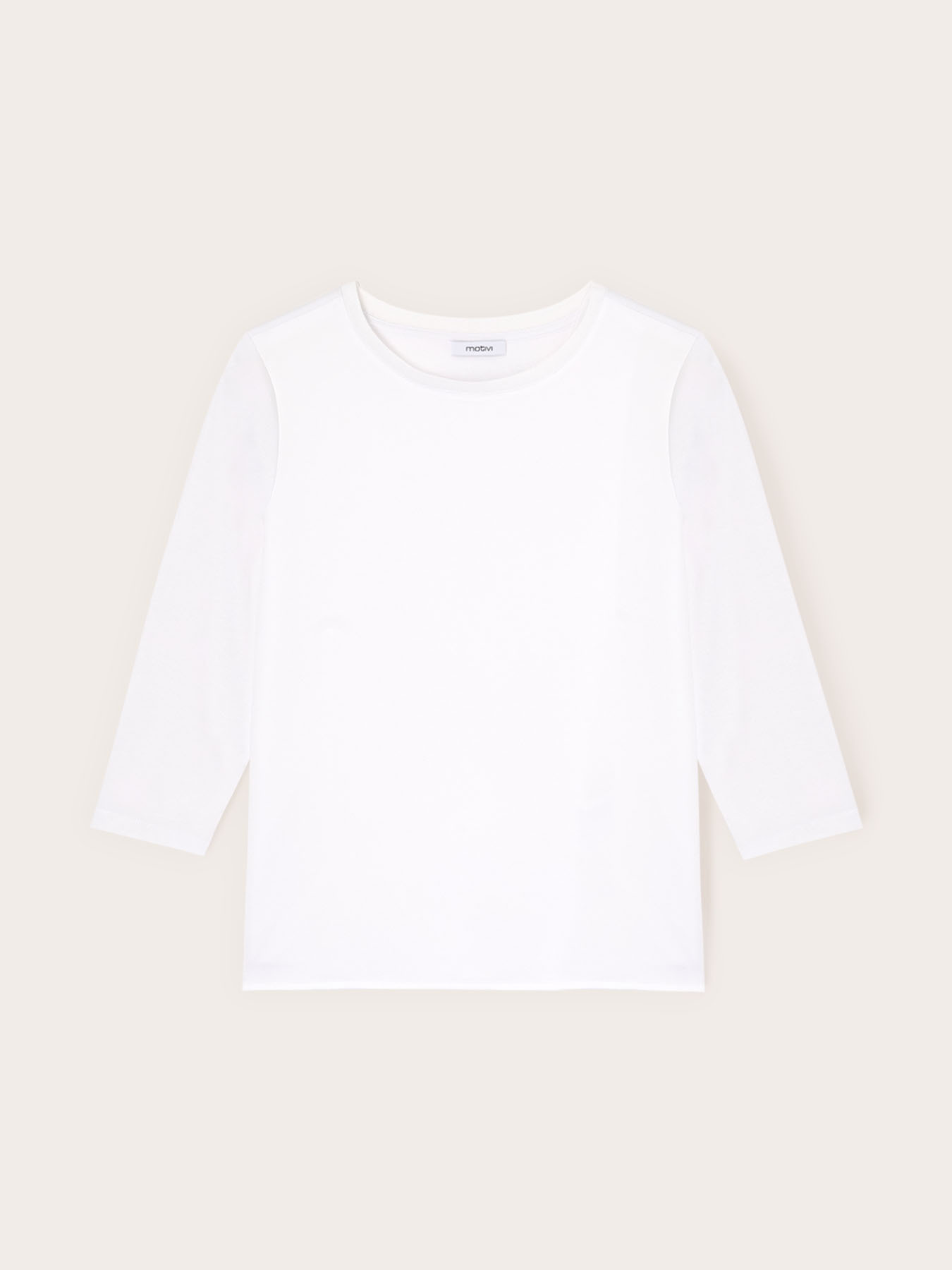 Two-material T-shirt image number 3