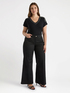 LENZING™ ECOVERO™ Embroidered Viscose T-Shirt image number 2