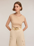 T-shirt with Georgette trims image number 3