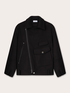 Wool blend caban coat image number 4