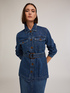 Veste saharienne en denim lyocell mélangé image number 2