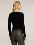 Cardigan in maglia fine a coste image number 1