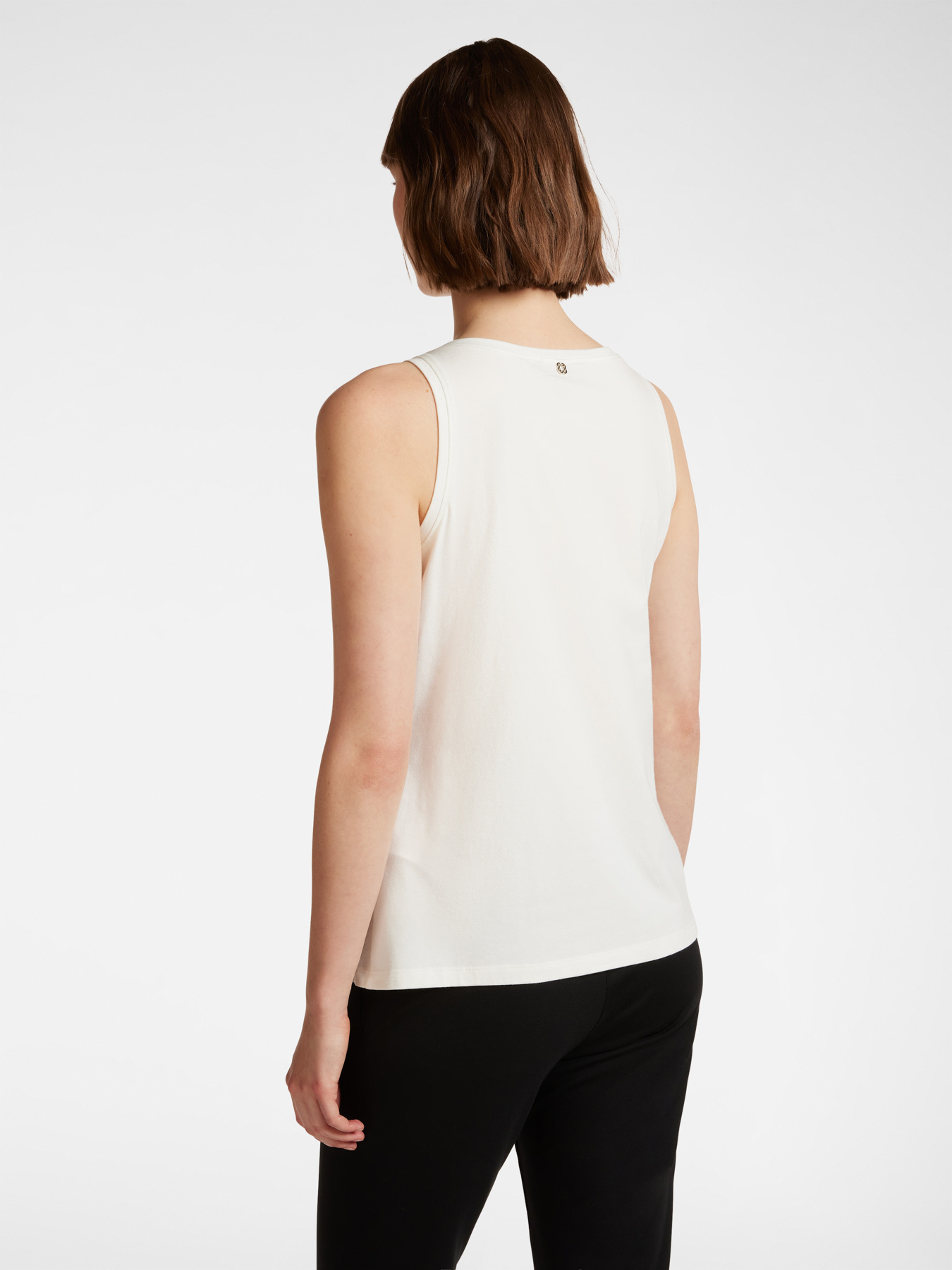 Top with rhinestone chain image number 1