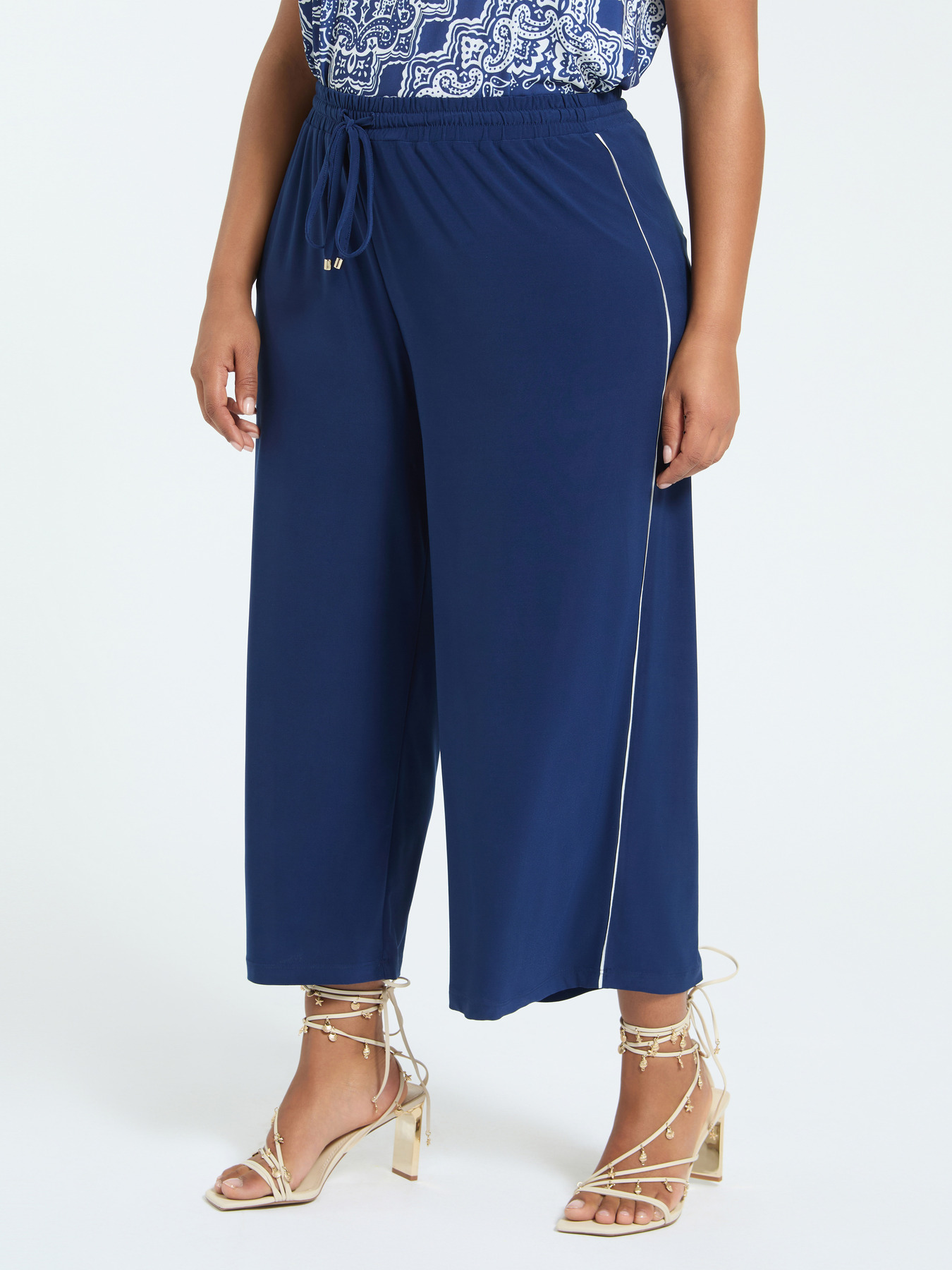 Cropped Hose aus Jersey image number 0