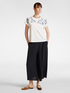 T-shirt with floral embroidery image number 2