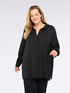 Two-material shirt with viscose blend image number 0