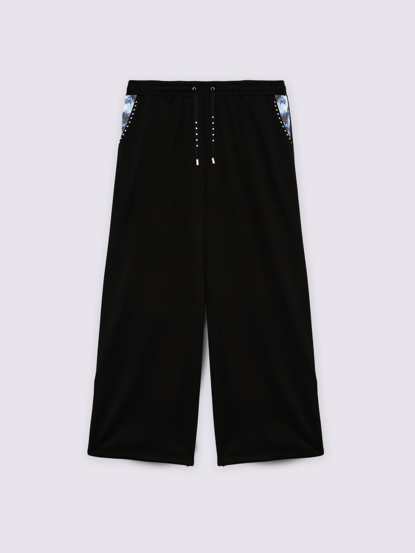 Palazzo pants in scuba fabric image number 4