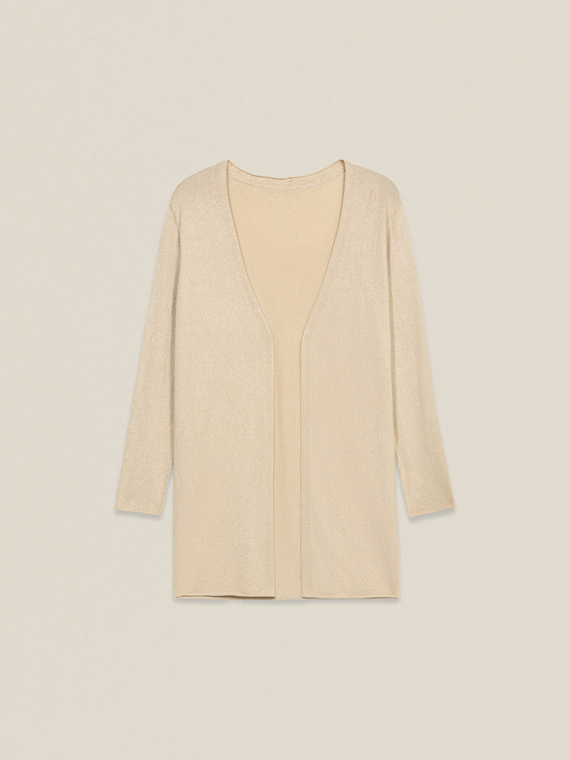 Cardigan din lurex amestecat cu vâscoză