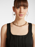 Linen dress with pleats on the front image number 3