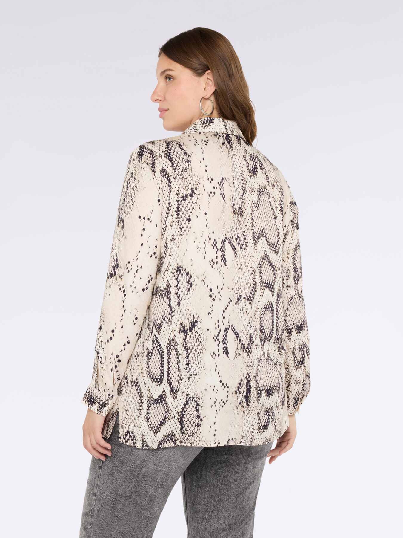 Camicia stampa pitonata image number 1