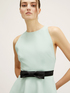 Mini dress with a bow at the waist image number 3