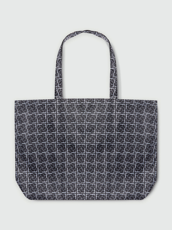Wiederverwendbare Maxi-Shopper mit Logos
