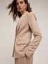 Blazer monopetto misto lino image number 3