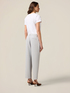 Fluid fabric trousers image number 1