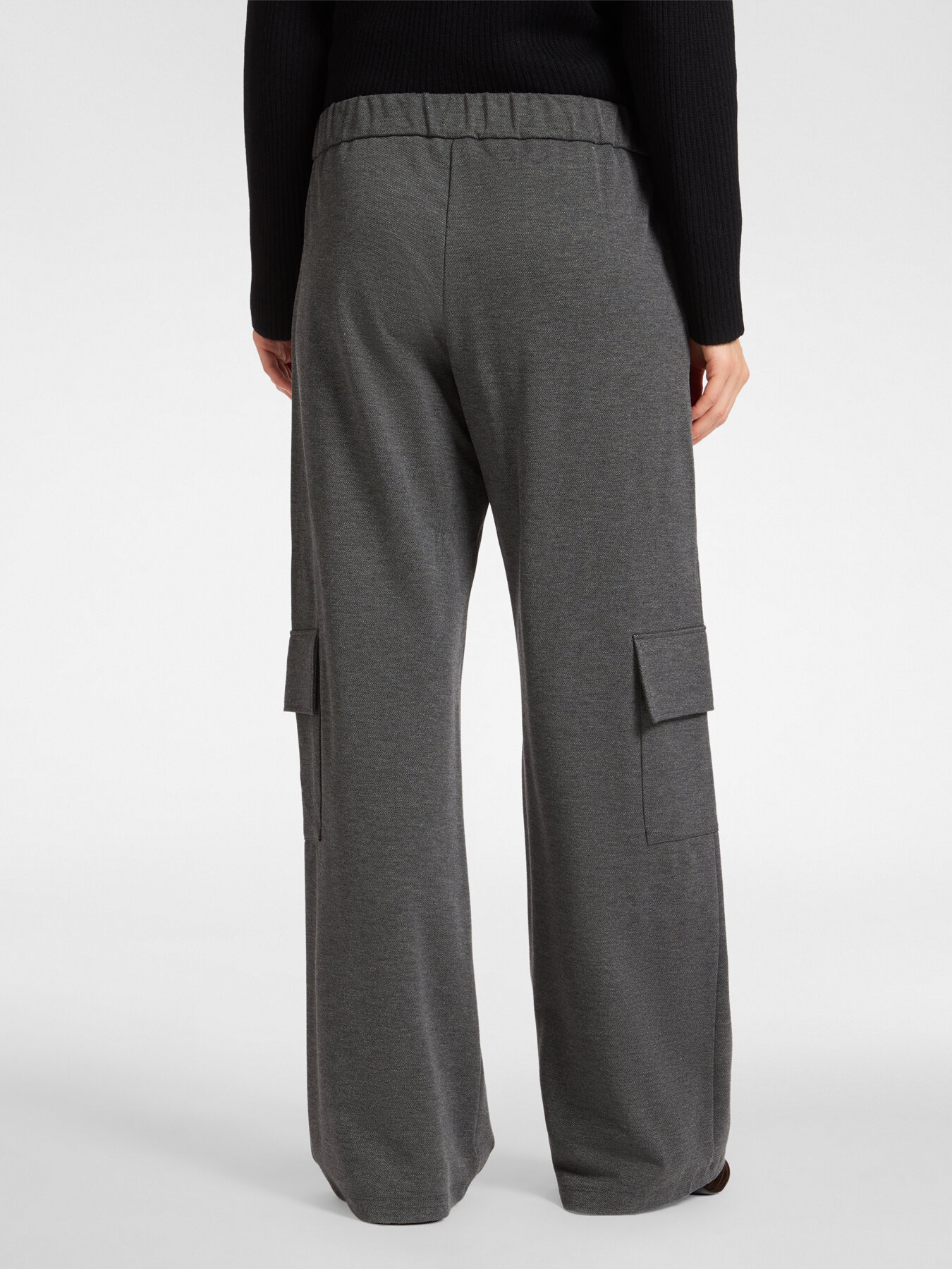 Wide-leg cargo trousers image number 1