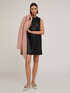 Coated fabric openwork sheath dress image number 2