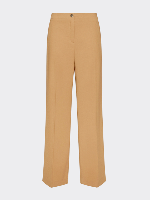 Pantaloni in tessuto crêpe stretch