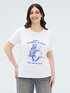 T-shirt in cotone con stampa image number 0